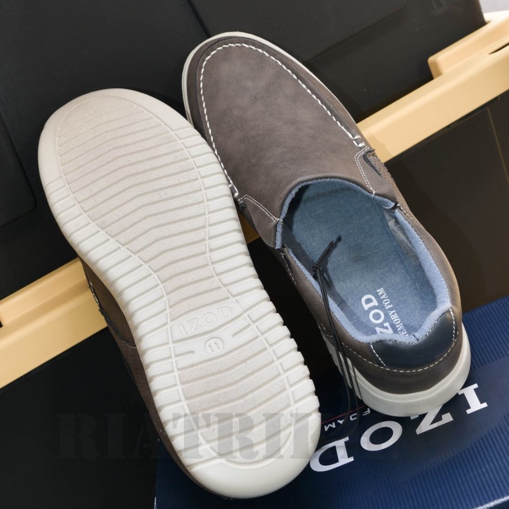Brown Men's Slip On Shoe Izod - Picture 10 of 11